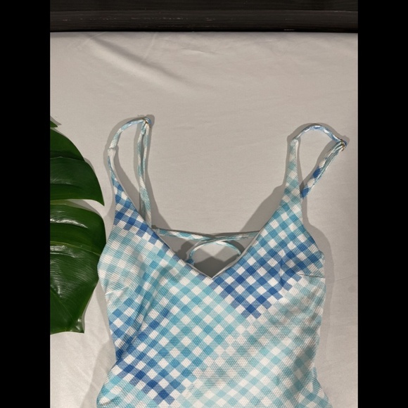 NWT L Space [‎ 6 ] Picnic Plaid Gianna Classic One Piece Swimsuit - Picture 7 of 12